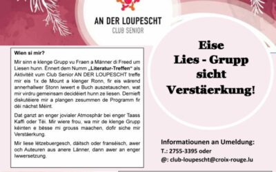 An der Loupescht Club Senior – « Eise Lies – Grupp sicht  Verstäerkung »