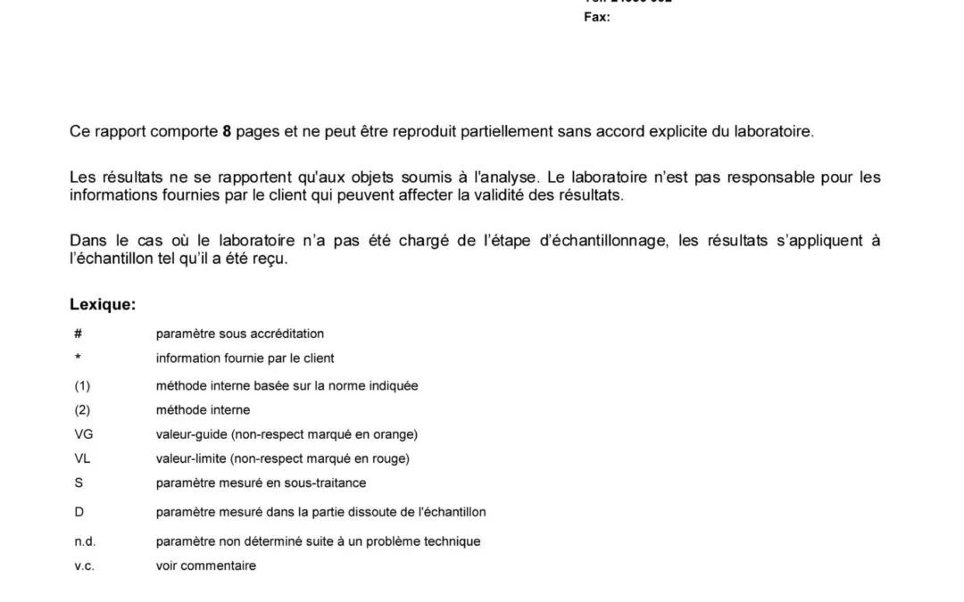 20240703 – Rapport d&rsquo;analyse de l&rsquo;eau potable – eau de source